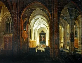 Interieur van een kerk